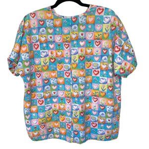 Medical Scrub Top  Scrub HQ Hearts Medium